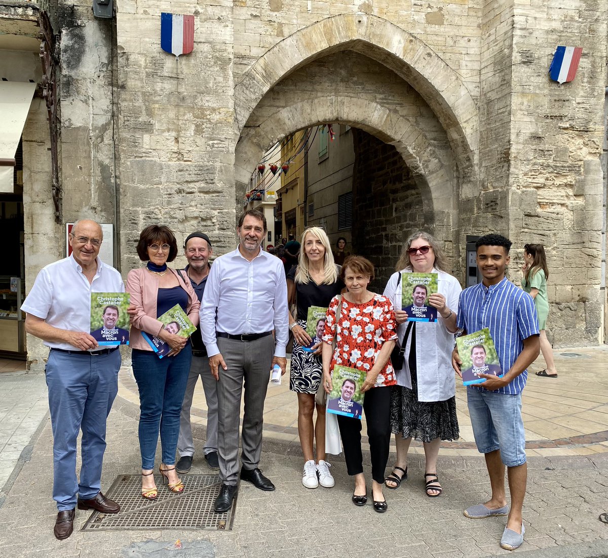 CCastaner's tweet photo. De Manosque à Barcelonette, en passant par Sisteron ou Seyne les Alpes, mobilisé avec les militants des Alpes-de-Haute-Provence.

#avecCasta
#législatives2022 https://t.co/stlnIeSFHh