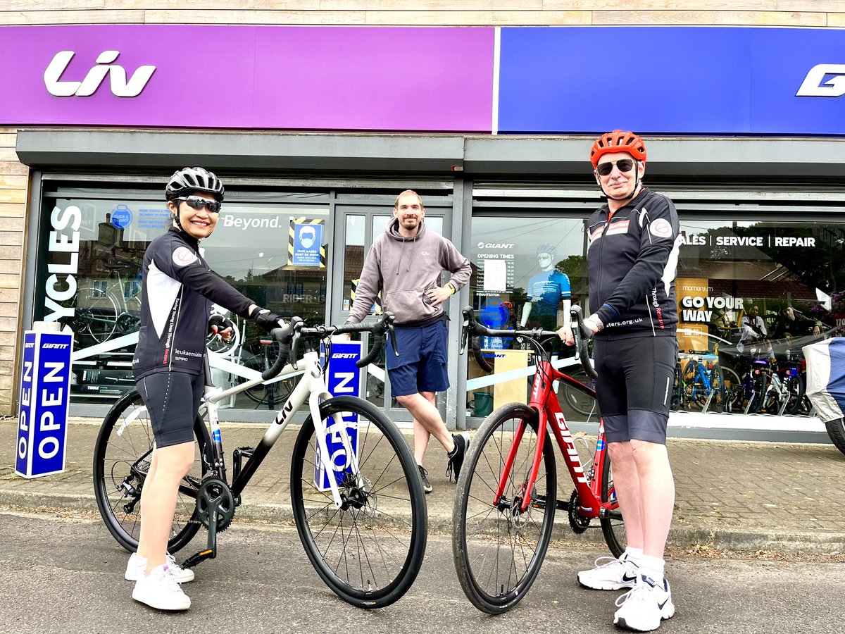 LeukaemiaBuster's tweet photo. This time tomorrow, Leukaemia Busters Scientific Directors, Drs David and Sopsamorn (Bee) Flavell will be cycling the RideLondon-Essex 100!

Please consider sponsoring below: 

https://t.co/jNIsPHUifp https://t.co/0dsJqsxwIF