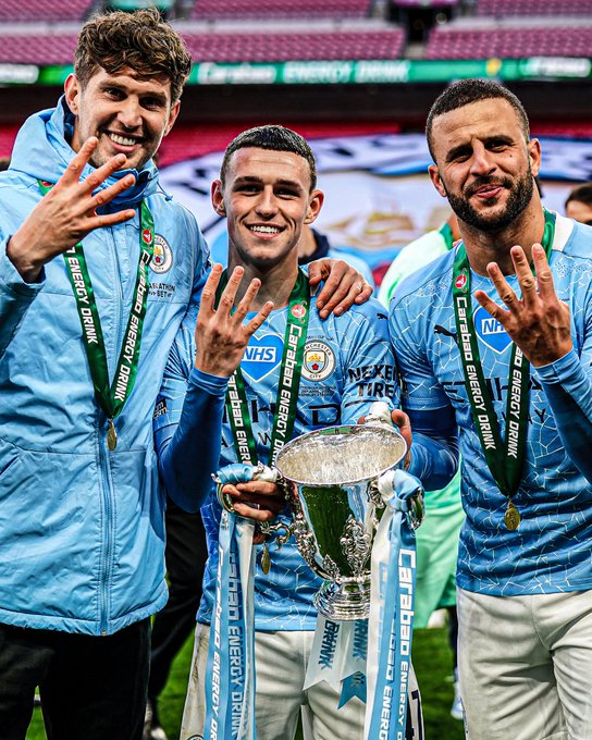 Three cheers for the birthday boys Happy birthday, John Stones, Phil Foden and Kyle Walker! 