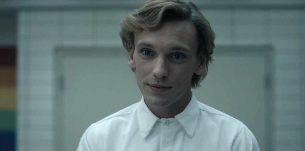 curlyboycult's tweet image. one thing about jamie campbell bower, he always understands the assignment #StrangerThings4 #strangerthings