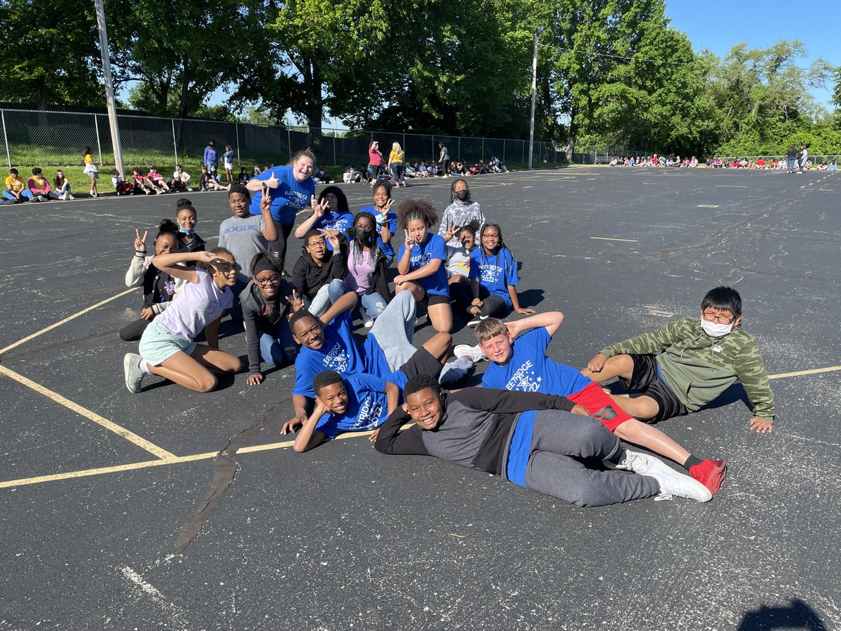 RQSFleetridge's tweet photo. Day 5 (The Last Day) 5th Gr. put on a valiant effort but staff took home the golden ball! #FRPROUD https://t.co/7SSUKfujcz