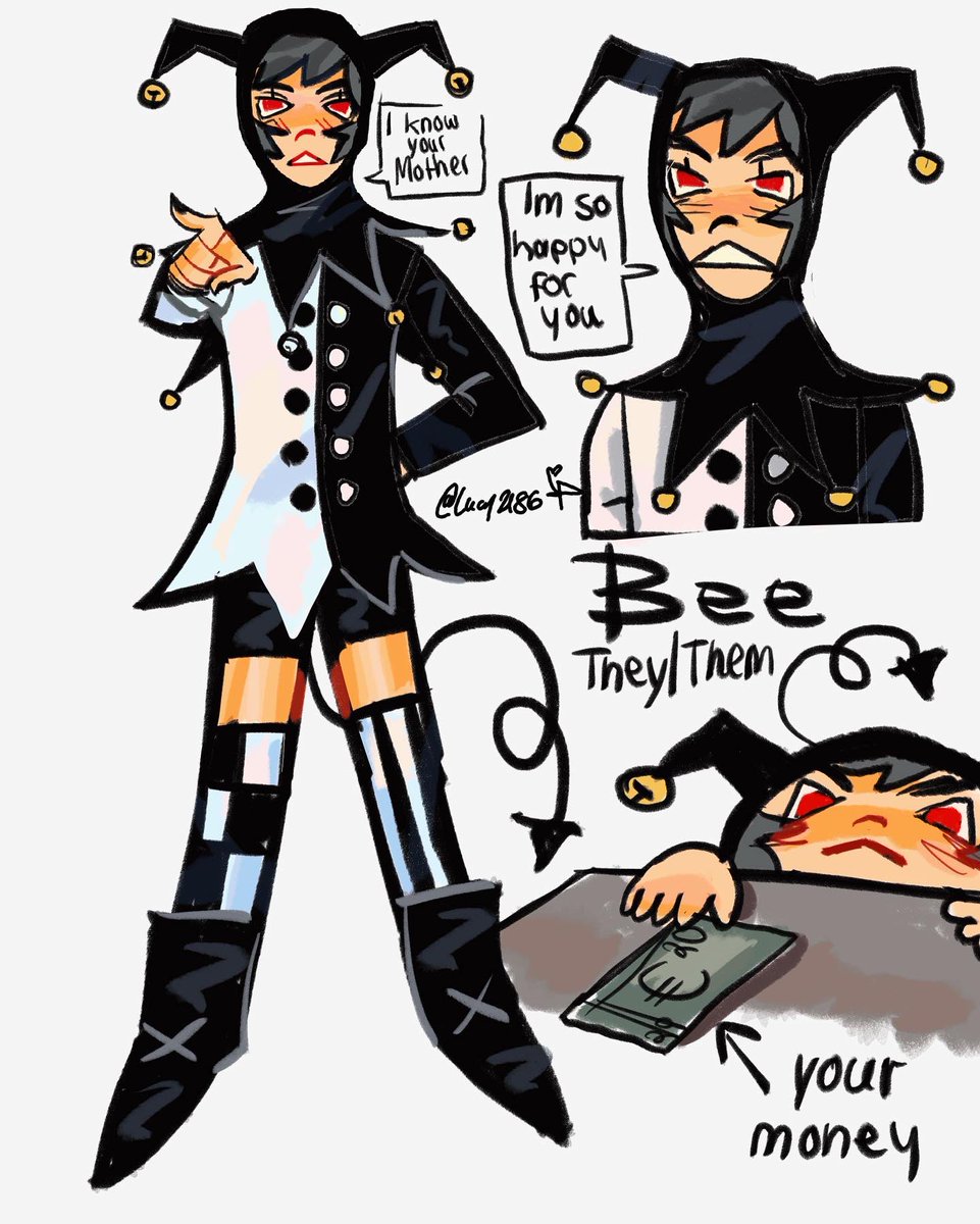 TOH spoilers// #TOHspoiler 
The collector and bee would get along well #oc 