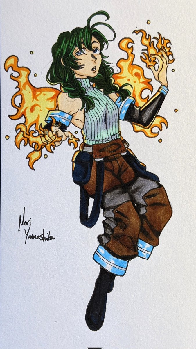 spell_struck's tweet photo. Látom
My Fire Force ocs, Nori Yamashita and Finley Steele🥰
#fireforce #fireforceoc #spellstruck https://t.co/J6GswNfRiQ