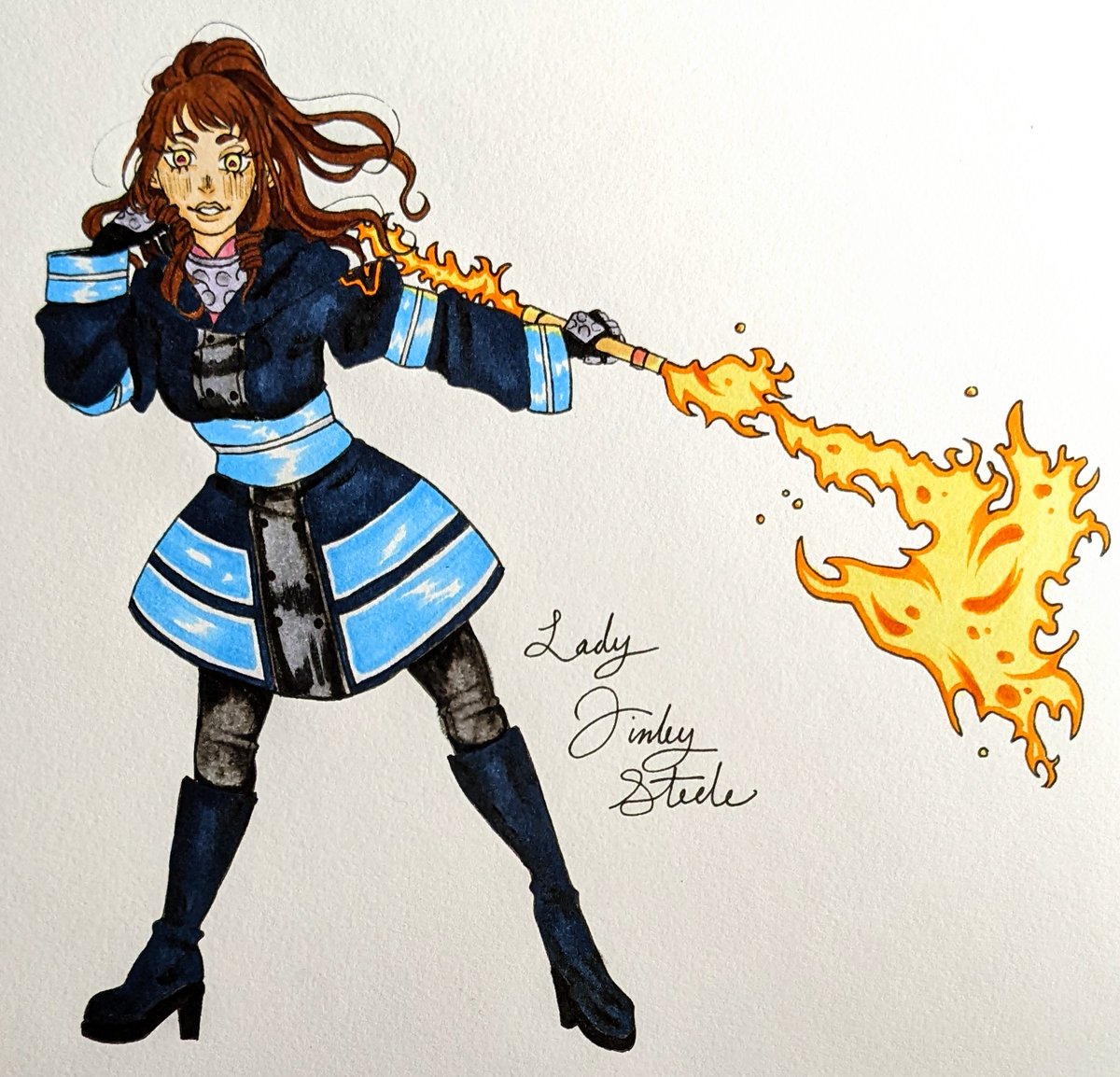 spell_struck's tweet photo. Látom
My Fire Force ocs, Nori Yamashita and Finley Steele🥰
#fireforce #fireforceoc #spellstruck https://t.co/J6GswNfRiQ