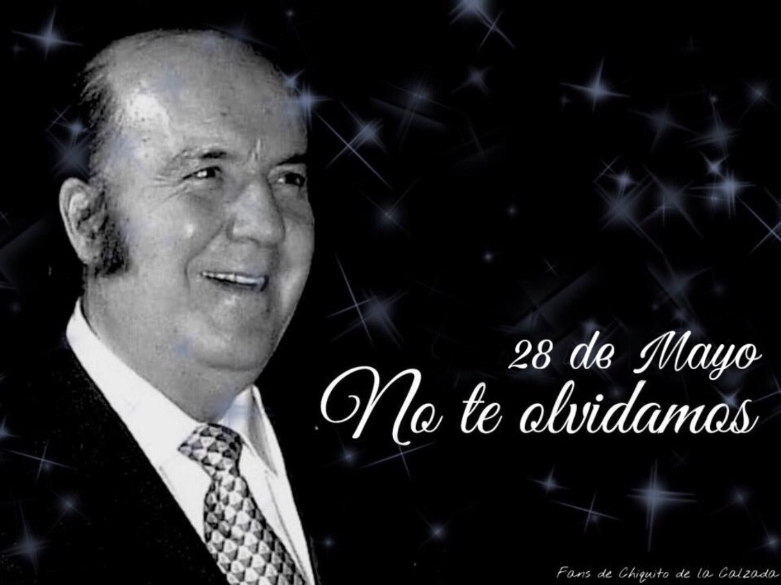 chiquito_fans's tweet photo. Un día como hoy nacía después de los dolores nuestro Gran Maestro! Qué seas muy feliz allá donde estés! 
No te olvidamos! ❤️

#28M
#chiquitodelacalzada 
#chiquitoday https://t.co/2L9pn2l5wM