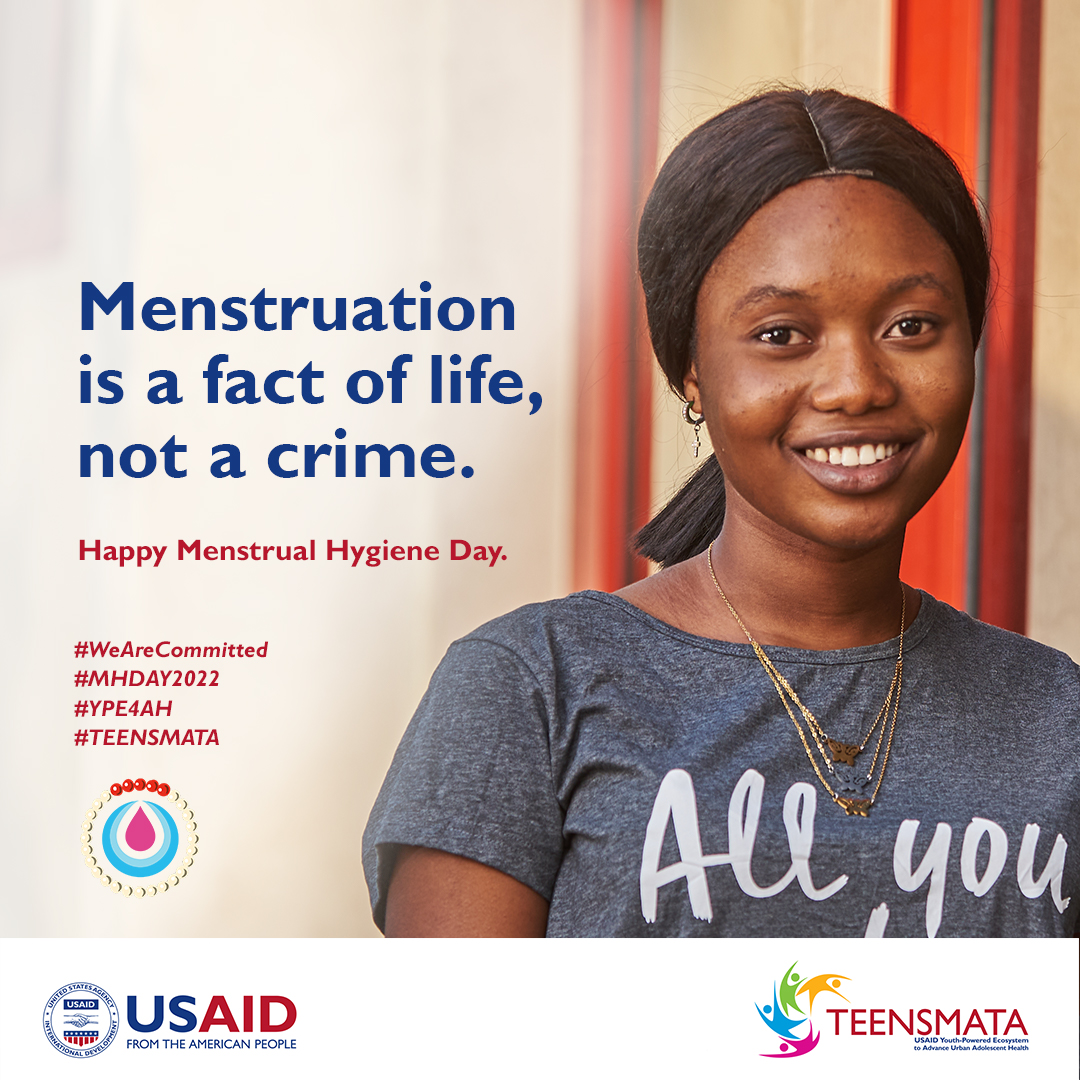 teensmata's tweet photo. #MenstrualHygieneDay #EndPeriodStigma #EndPeriodPoverty #PeriodEducation #MenstruationMatters #ShineWellWell #USAID #USAIDNigeria https://t.co/cu0zLj6OUI