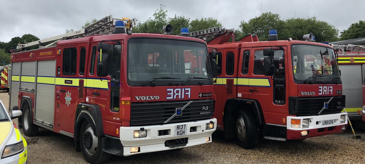 There was a #Londonsburning feel at the Museum this week! We were undertaking some jobs on our pair of #londonfirebrigade #Volvo appliances. Don’t forget we are open today 10:00-16.00! #firebrigademuseum #visithampshire #visittestvalley #visitromsey #daysoutwithkidsuk #daysoutuk