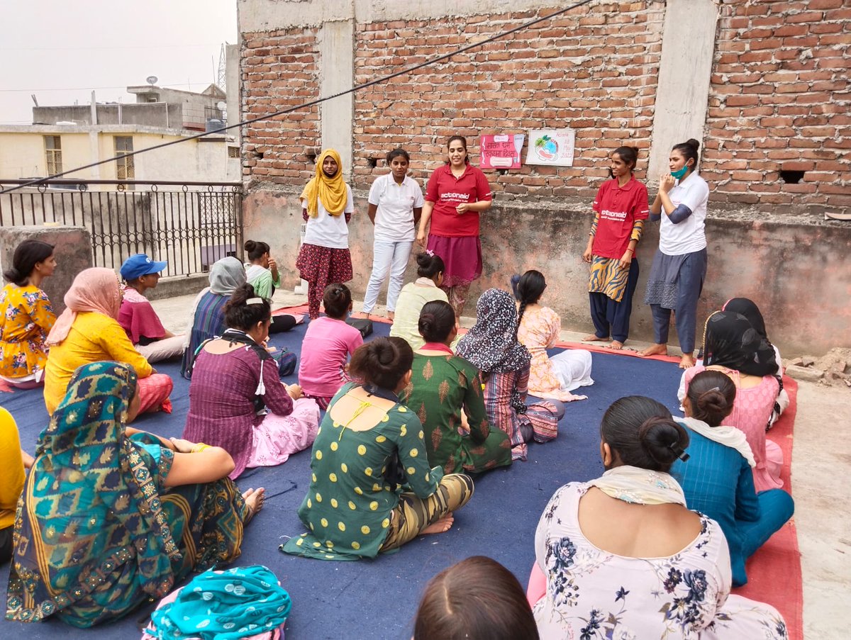 Lack of information about #menstruation ,stigma, taboos, myths prevent girls, &amp; women to manage their menstrual cycle in a dignified &amp; healthy way.  <a href="/ActionAidIndia/">ActionAid Association</a> is raising awareness to change negative social norms surrounding menstruation. #RightToPeriods #ActWithHer