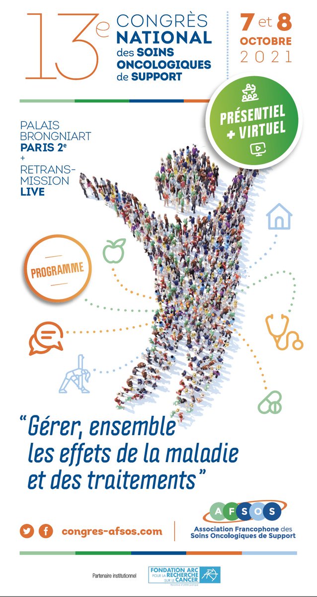 🗓 Evenement
L’AFSOS organise comme chaque année son congrès national. Cette 13ème édition se déroulera les 7 et 8 octobre 2021 au Palais Brongniart à Paris et certaines sessions seront retransmises en live!

Plus d'infos: congres-afsos.com