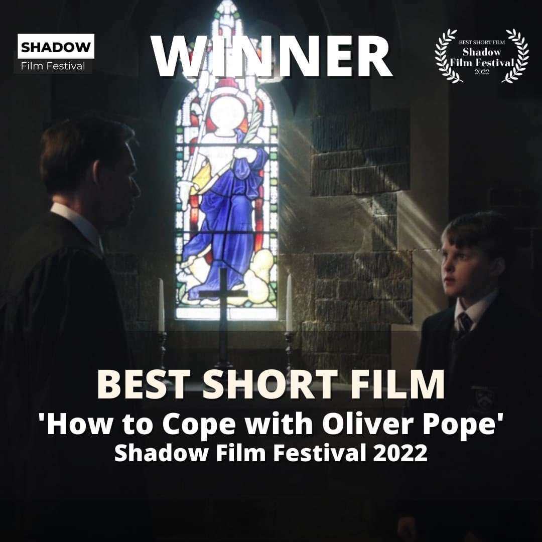 Black_CatFilms's tweet photo. WINNER WINNER, CHICKEN DINNER! Well done team and thank you #ShadowFilmFestival for recognising everyone’s hard work! Wahoo! ⭐️🎉🎉⭐️ https://t.co/lbp50Fj6Ou