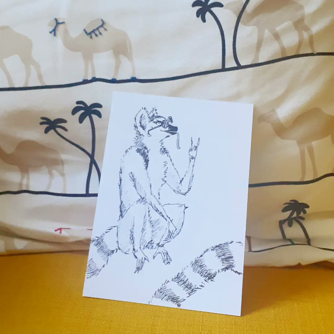 Hwiks4's tweet photo. Punk is not dead, but it is endangered🥺. This #lemur found its home with their new rightful owner! You can also own one of these guys, by sending me proof of donation to 🌱 @eden_reforest https://t.co/v83DKkscBs