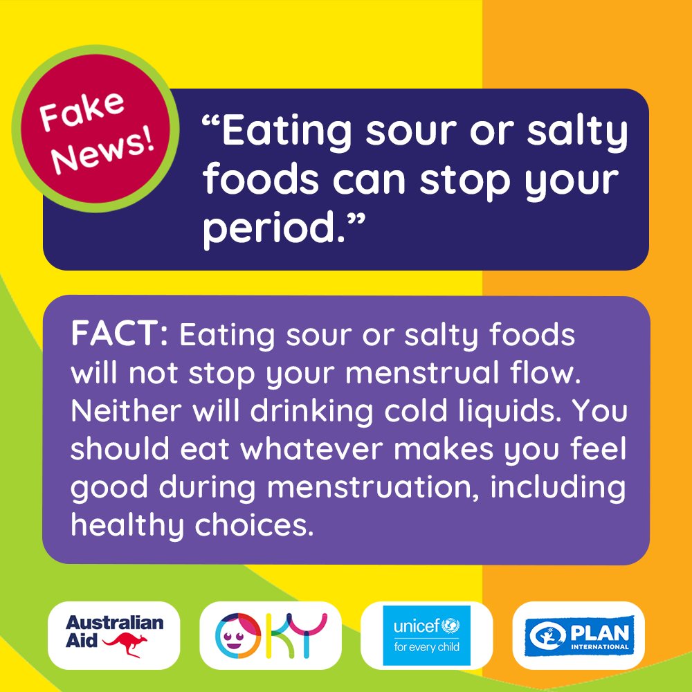 unicefphils's tweet photo. How many of these period myths have you heard of? π
ββοΈ Myths like these hold back girls and young women from having a healthy period experience. π©Έ
#MeronAko #MHDay2022 #EndPeriodStigma #PeriodEducationForAll
@AusAmbPH @dfat @planphilippines @okyperiodapp https://t.co/avIqCPv6O6
