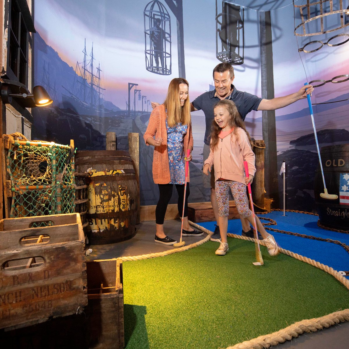 Travel back 300 years to the Golden Age of #Piracy and tackle twelve swashbucklin’ holes at our indoor #adventuregolf course
Open daily from Saturday 28th May – Sunday 5th June - Pick your timeslot and book your tickets online now!
bit.ly/2IZxvxP