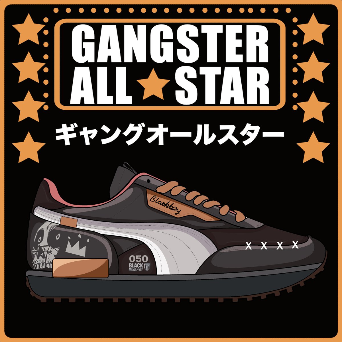 Cryptosaurus_Op's tweet photo. The Boy! The Legend! The MC of the very Story We all have been listening to!!!
      😎THE SNEAKER CLOSET of GANGSTERS😎
         PUMA FUTURE Riders Icons "G. BLACKBOY"
@gangsterallstar @aroundtheduang 
(Its a real puma silhouette😎 I got it when I was halfway the design, Damn!) https://t.co/mI4kxIIiNB