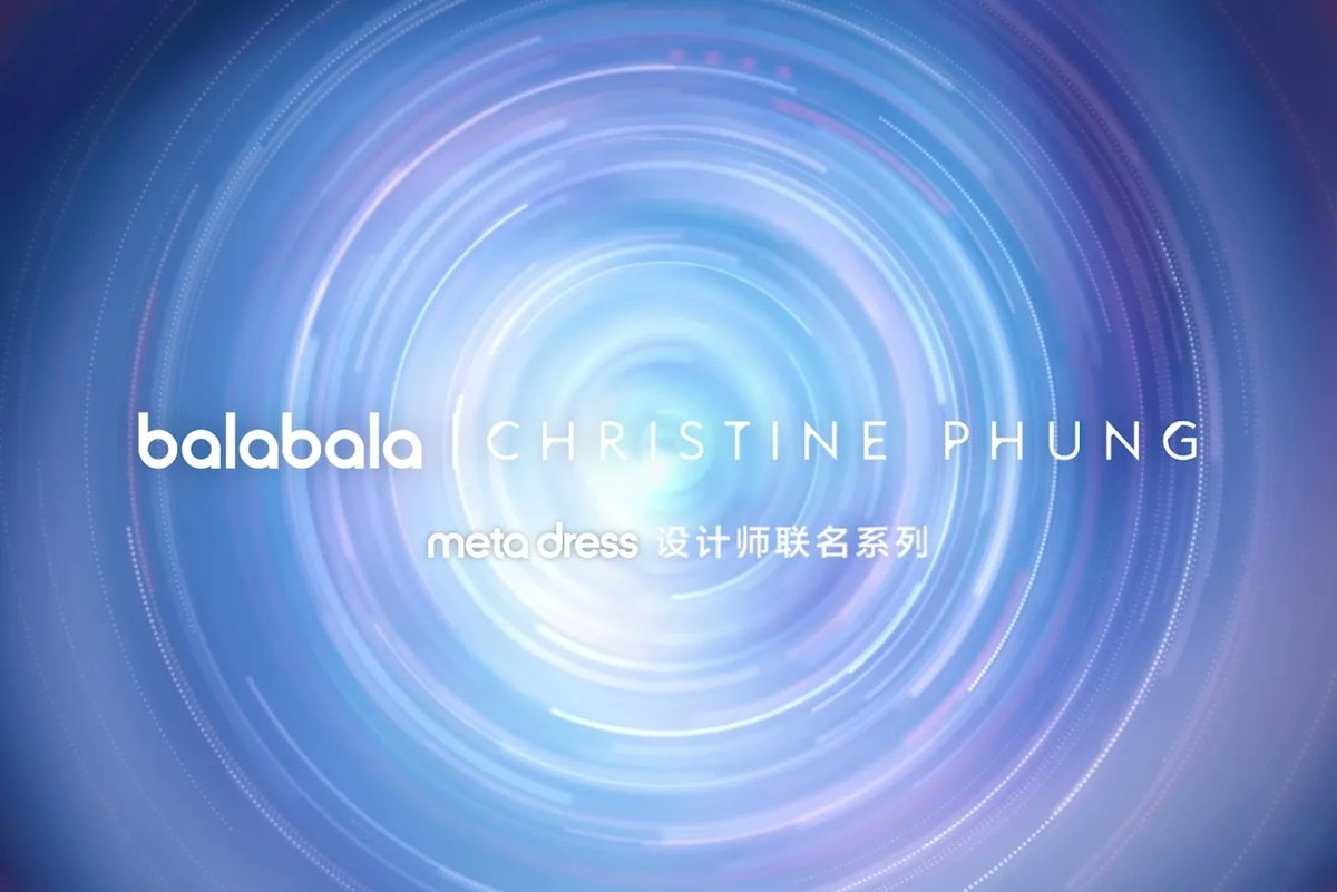 ChristinePhung's tweet photo. @nellyrodi has accompanied Balabala, the leader in #Kidswear in #China, in the developpement of this collaboration between @christinephung and #Balabala. A capsule of 12 looks, inspired by couture crafmanship, focusing on freedom shot in a #Metaverse style universe.
#metadress https://t.co/spcdJlHSPg