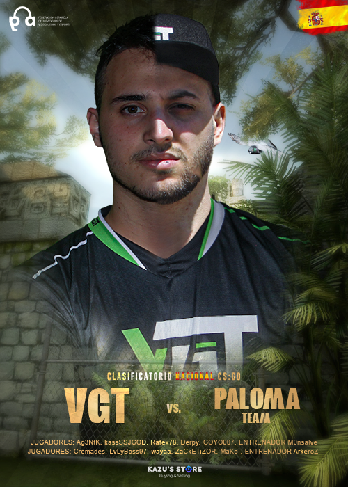 VivoGamerTeam's tweet photo. GAMEDAY | #CSGO
Comenzamos el #RoadToRumania con el clasificatorio de @Fejuves en colaboración con @KeresEsports 🇪🇸🔥
🆚 #PalomaTeam
⏰ 12:00 (🇪🇸)
🎙️ @joangp9
📺 https://t.co/NCDqKRmfVr
#BeYourself https://t.co/xTiu67iMjE