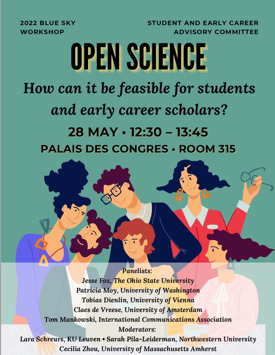 lara_schreurs's tweet photo. Come join our BSW on open science and its feasibility among student and early career scholars later today! @ICASECAC #ica22 https://t.co/7TKTmG9JyJ