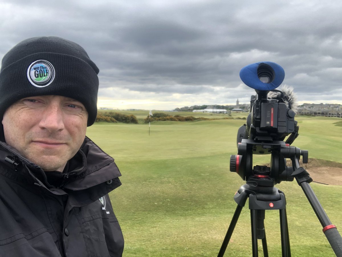 WeFilmGolf's tweet photo. Looking forward to working @TheHomeofGolf again this weekend providing highlights for the St Rule Trophy. #StRule https://t.co/RnhPWQ8ST5
