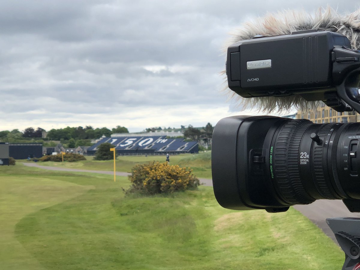WeFilmGolf's tweet photo. Looking forward to working @TheHomeofGolf again this weekend providing highlights for the St Rule Trophy. #StRule https://t.co/RnhPWQ8ST5