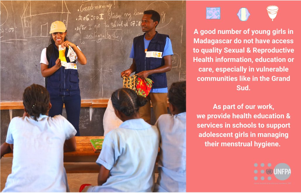 On this #MenstrualHygieneDay2022 and everyday,

Together, let's break the taboos surrounding #menstruation  and put an end to menstrual insecurity, which often leads to health risks and a loss of confidence for many women and girls. 

#StandUp4HumanRights