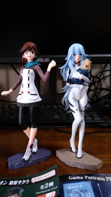 ガシャポートレイツプレミアム回してきた。
1回1000円(500円玉2枚)…うーん、当たりの方?(Bタイプ)が出れば元取れる気はするけど、Aタイプは今までの500円版とあまりかわらないような気が。苦笑
この綾波レイ、髪の毛が分割パーツなんだけど構造考えた人マジで凄いと思う! 