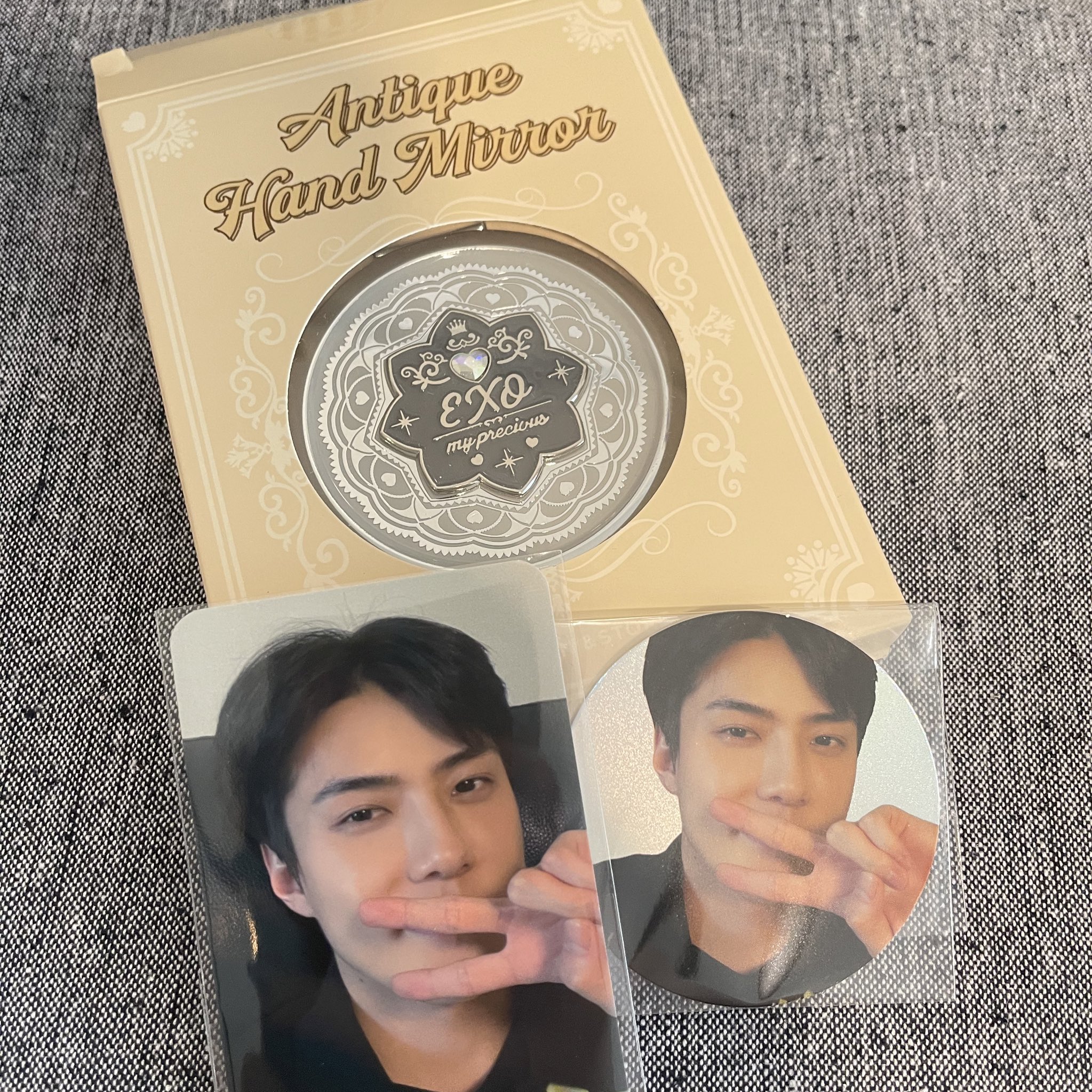 ANTIQUE HAND MIRROR EXO ギョンス