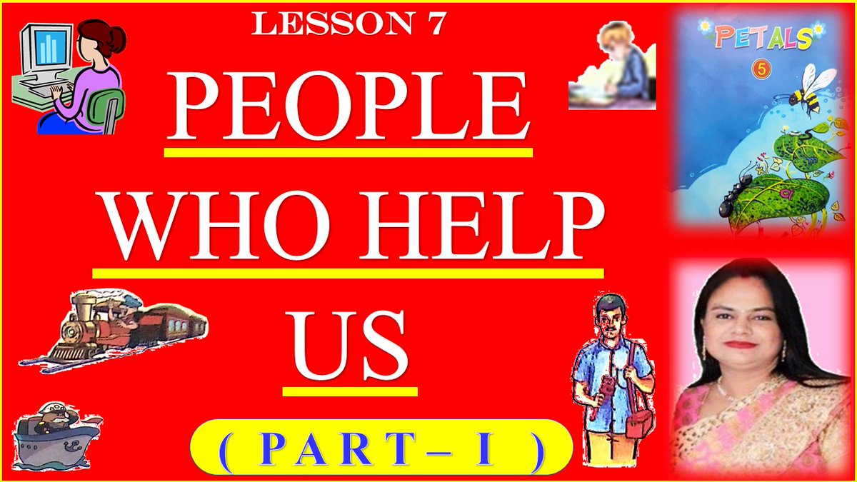 👩‍🏫 People who help us - Part 1 l PETALS-Class 5 l Lesson 7 l हिंदी अनुव... youtu.be/yxXO3RcfHDw via <a href="/YouTube/">YouTube</a>