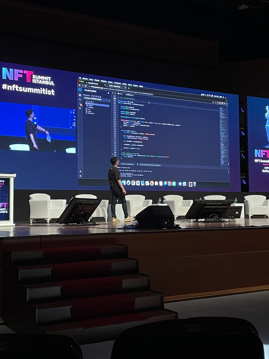 Evrim Varış’la birlikte “Kendi NFT’ni yap” workshopundayız! #nftsummit