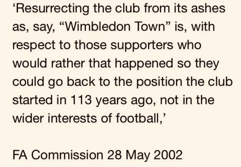 AFC Wimbledon tweet media