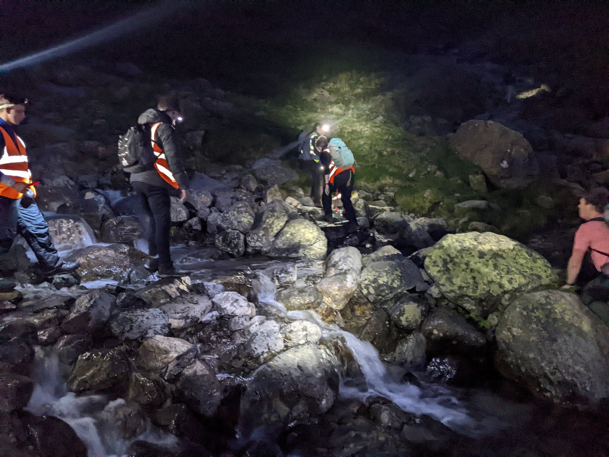 pe_thehoward's tweet photo. 3am start, river crossings and a hard climb to get up Scafell Pike just in time for sunrise. 4 hours up and down. #3peaks #howardpe #medway https://t.co/ydxXewLyai