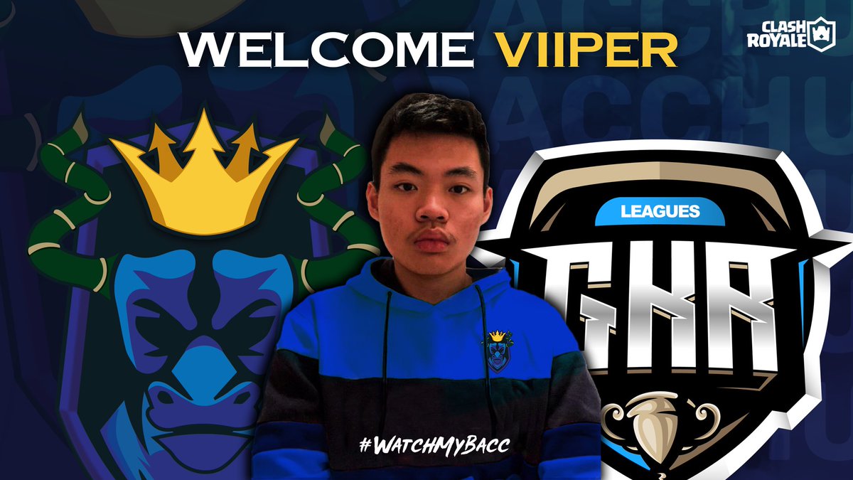 [#ClashRoyale] | [#Announcement] 

We are really excited to go further in our project to promote our flag through <a href="/GkrLeagues/">GKR – Gold Edition</a> 🇫🇷🥖

Welcome <a href="/Viiper__1/">Ʋιιρєя</a> ✨ 

#BaguettesOnTop #BacchusEsport