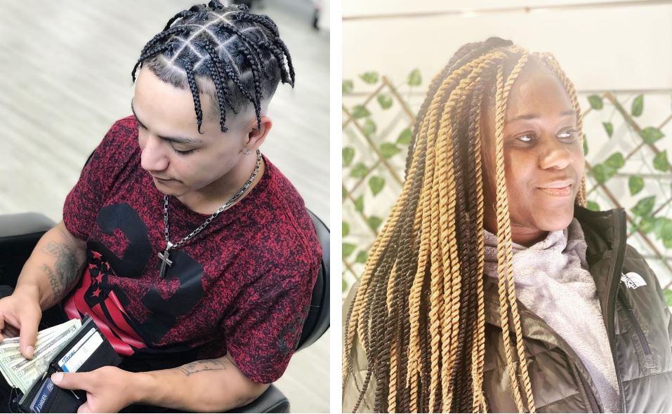 BOX BRAIDS - Kiosk 40a

Local lady Eliane, runs Box Braids located at Kiosk 40a. Filled with fab ideas, she is customer focussed and dedicated to making sure you look your absolute best. From cornrows and jumbo braids through to twists and weaves. All at the best prices!