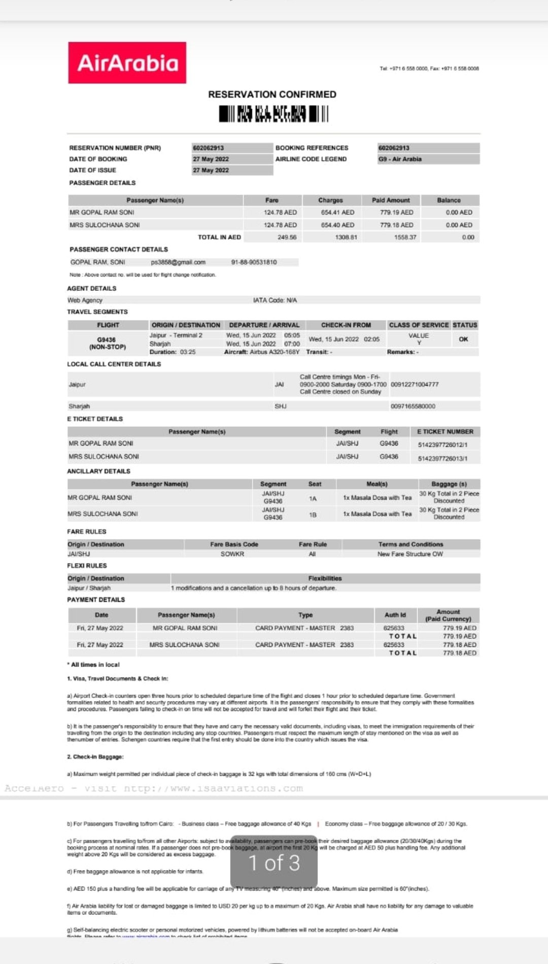 Air Arabia on Twitter "ps3858 Hello, Thank you for contacting Air