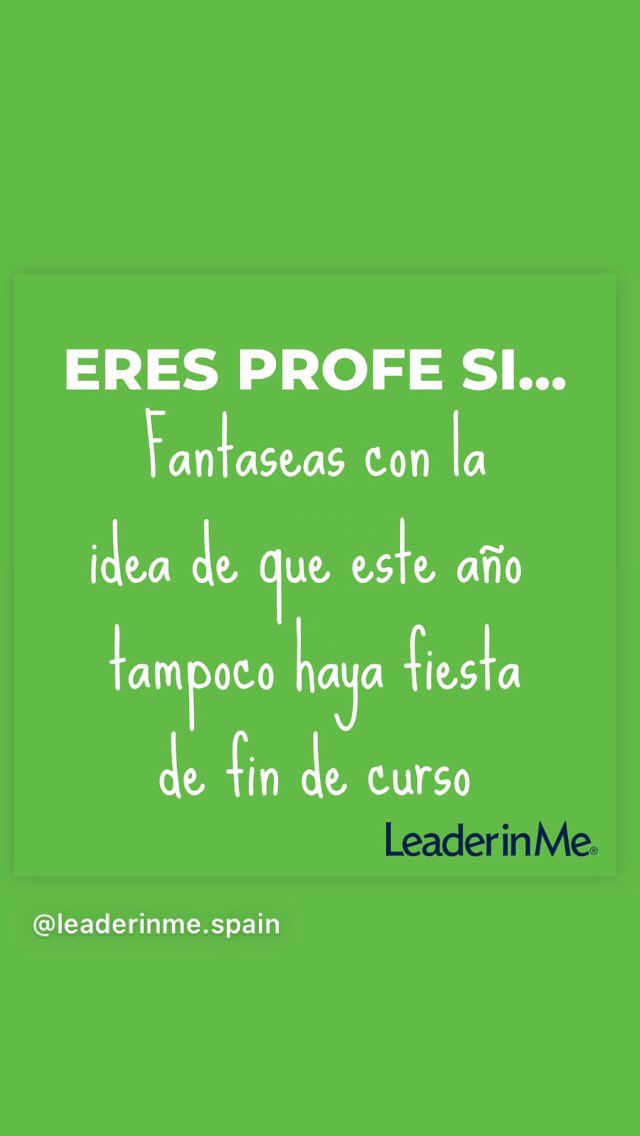 Eres profe si… #aprendizajesocioemocional #profes #colegio