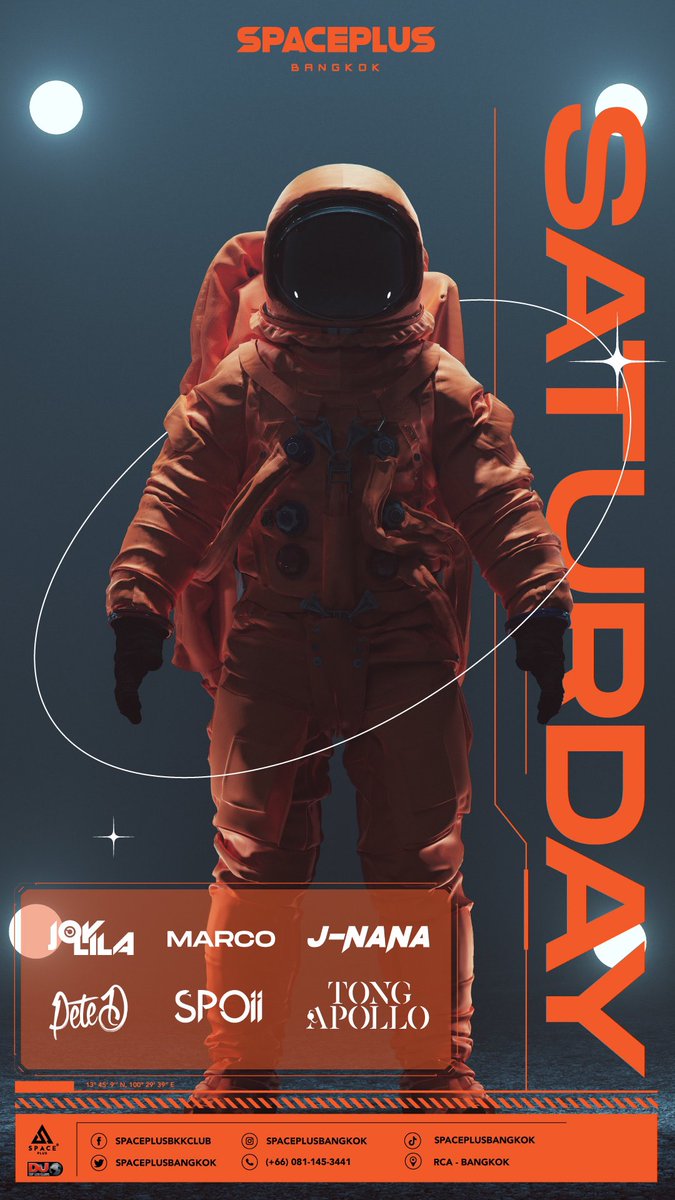 Everyday is a fresh start Happy 

💃 Walk in before 19:30 PM
             (limited table)

 💃 Walk-in ได้ก่อน 19:30 น. 
            (โต๊ะมีจำนวนจำกัด)

RESERVATION &amp; MORE INFO 
🔻🔻🔻🔻🔻🔻🔻🔻🔻
LINE : lin.ee/kFYT4GV
LINE ID : @spaceplusbkk

IG : Spaceplus_bangkok