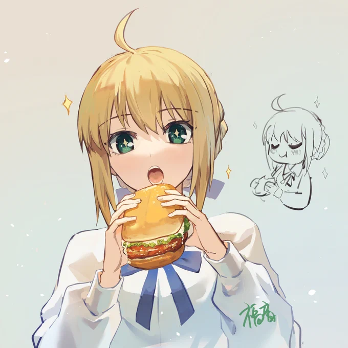 想吃。 