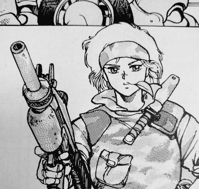 デュナン・ナッツとウージー9に見える銃器 