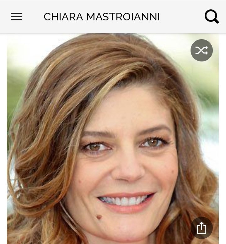 Happy birthday to this great actress.  Happy birthday to Chiara Mastroianni 