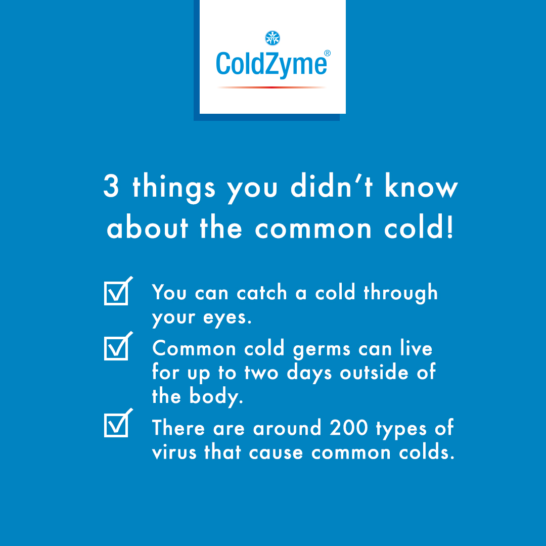 Three uncommon facts about the common cold! 👆