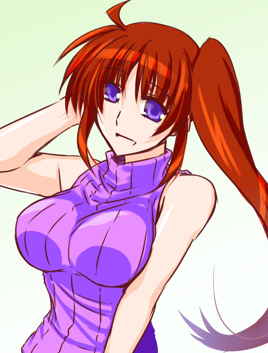 ゆるふわニットなのはさん
一部ゆるくなくてぱっつんぱっつん 