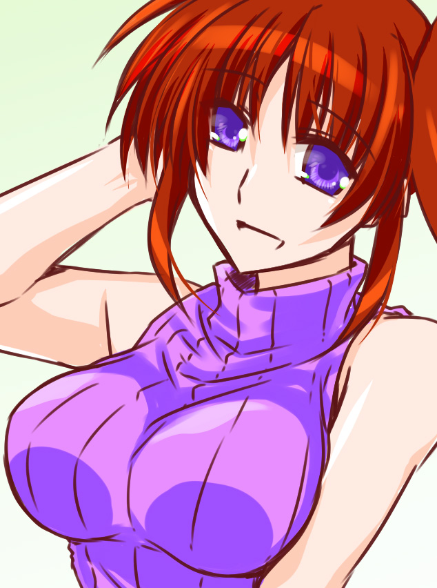 ゆるふわニットなのはさん
一部ゆるくなくてぱっつんぱっつん 