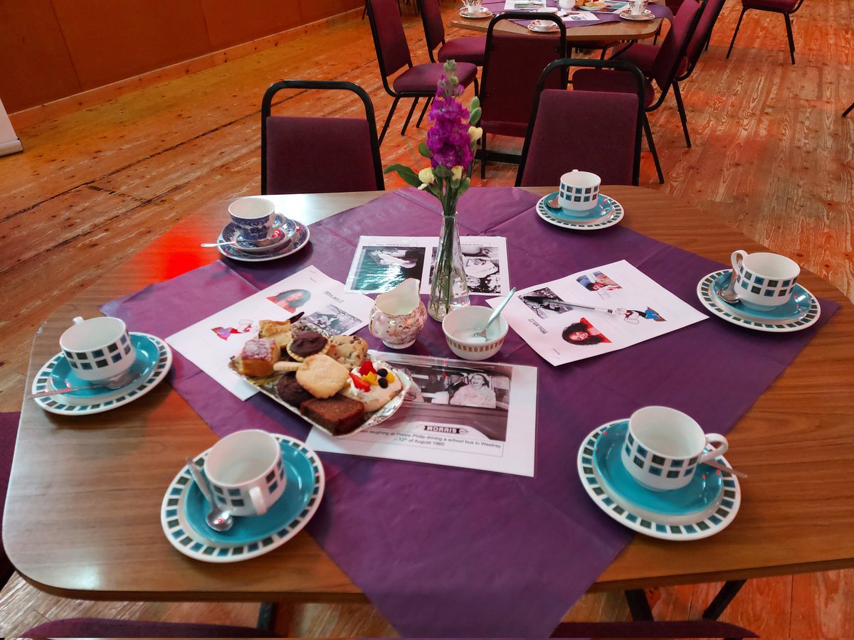 age_scotland's tweet photo. What a great start to the #DementiaAwareness coffee morning at the Peedie Kirk, 10.30-12 today. Come along for a cuppa! https://t.co/CAdjLWoecr