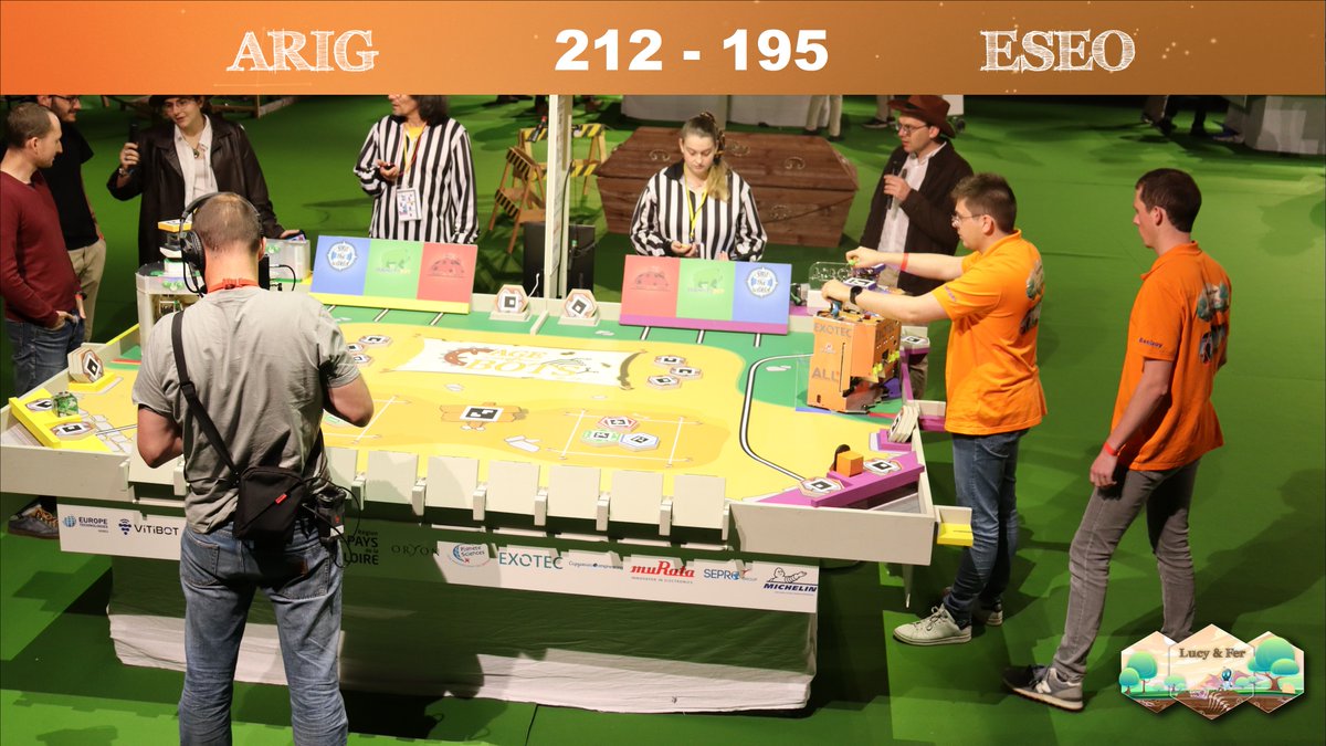 ESEORobot's tweet photo. Défaite 195 à 212 contre ARIG pour ce dernier match de série.
Superbe match, félicitation à eux pour leur très bon score ! 🤖 https://t.co/UA4PcLW5xw