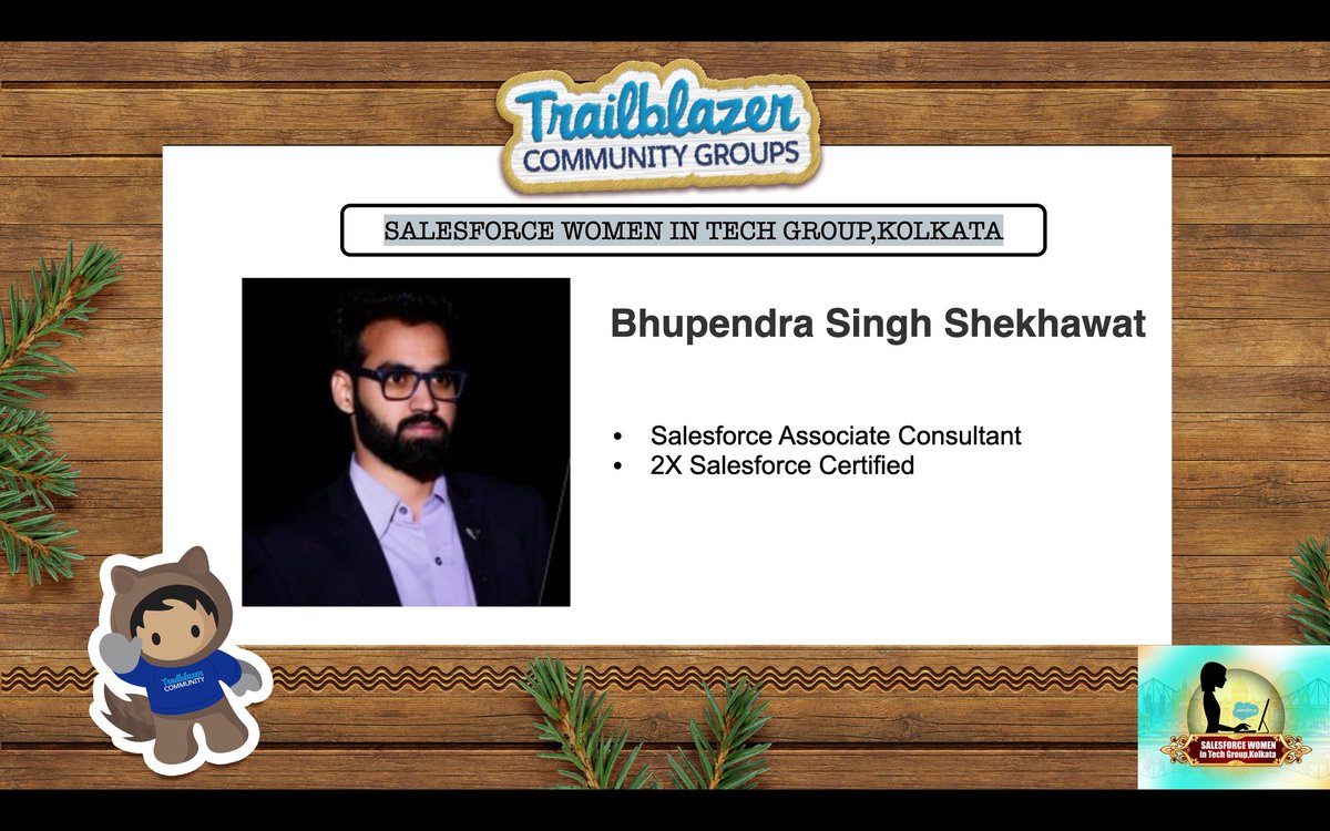 Really loved the session by <a href="/witkolkata/">Salesforce Women In Tech Group,Kolkata</a> 

Do join us and learn guys...

<a href="/witkolkata/">Salesforce Women In Tech Group,Kolkata</a> <a href="/khyatu07/">Khyati Mehta #WITDreamin24</a> <a href="/AnuragPareek4/">Anurag Pareek</a> <a href="/marketingcloud/">Agentforce Marketing</a> <a href="/chazecloud/">Chazecloud services pvt ltd</a> #TrailblazerCommunity #witkolkata #witMC