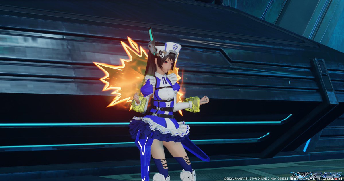 kotetsu003c's tweet image. 師匠(@Una_Breeze7018)からアドバイス貰いつつ雑談しながら作り上げた娘。
モデルは「機械仕掛けのイヴ」 のティエラ(元ネタは18禁だから未成年の子は検索しちゃダメだぞ☆)
再現まで行かずともそこそこ近づけた感はあると思う。
キャラクリも撮影技術も素人なので勘弁な！
#PSO2NGS_SS