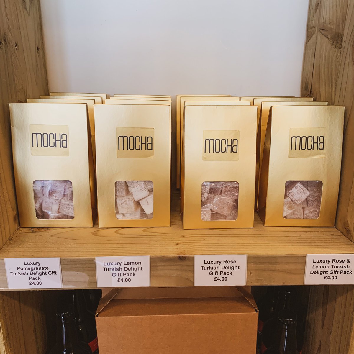 We now have Turkish Delight on our retail shelves if you prefer it without chocolate on. We have all three flavours packed individually and a mixed box of lemon and rose. 
#turkishdelight #mocharichmond #mochachocolateshop #roseturkishdelight #lemon #pomegranate