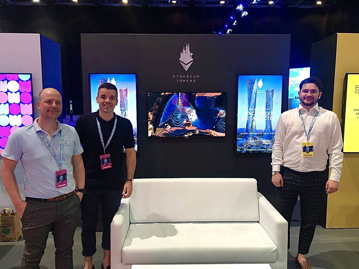 If you’re in Dubai be sure to come and say hello! 👋🏻 

<a href="/EthereumTowers/">Ethereum Towers</a> x <a href="/Metaconglobal/">MetaCon Global</a>