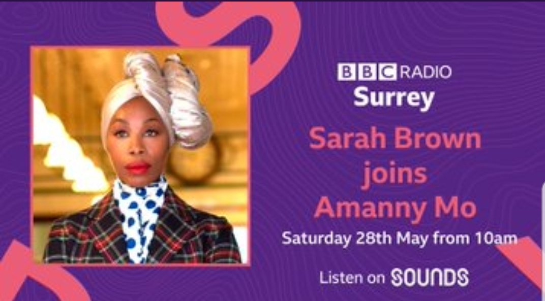 Amanny Mohamed (@amannymo) on Twitter photo We are off!!!
Hear <a href="/SarahBrownVocal/">Sarah Brown Official</a> right now on <a href="/BBCSussex/">BBC Sussex</a> <a href="/BBCSurrey/">BBC Surrey</a>
Listen live or #catchup - link available for 4 weeks 📻
bbc.co.uk/programmes/p0c… We are off!!!
Hear <a href="/SarahBrownVocal/">Sarah Brown Official</a> right now on <a href="/BBCSussex/">BBC Sussex</a> <a href="/BBCSurrey/">BBC Surrey</a>
Listen live or #catchup - link available for 4 weeks 📻
bbc.co.uk/programmes/p0c…