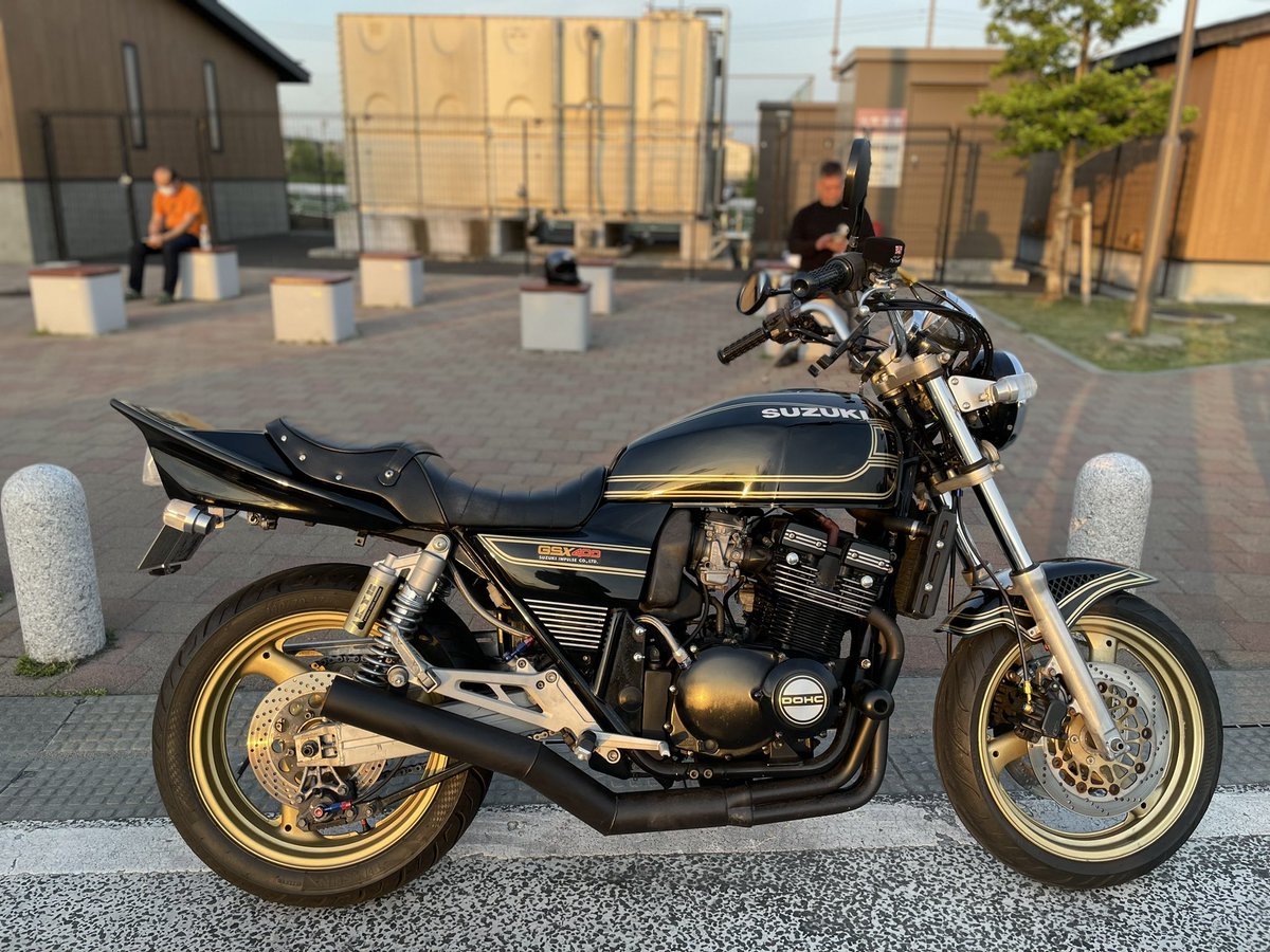 レア】GSX400インパルス 魔人メッキ5点セット