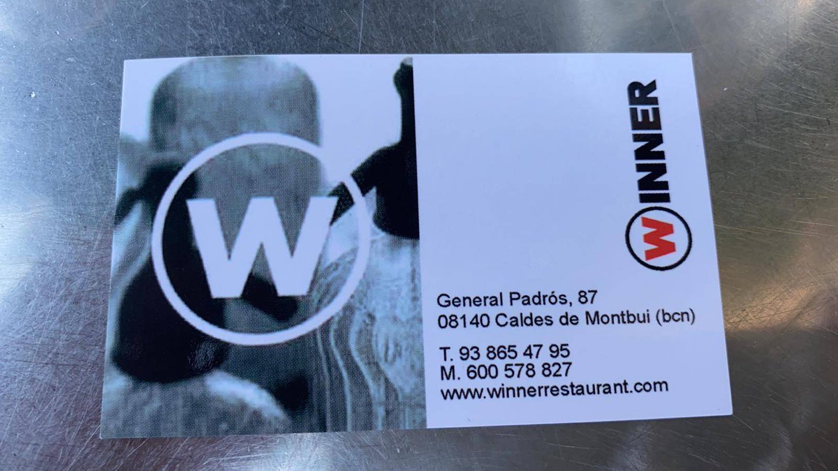 Ja tenim el primer col·laborador de la 2a tecnificació!!
Volem agrair a @restaurantwinner per la seva ajuda!!
Moltes gràcies!